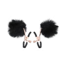 Sex And Mischief Puff Nipple Clamps Black Gold Nipple Clamps Set Of 2