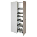 Chef Pull Out Pantry 450mm Cupboard 1400mm 1700mm Adjustable Height