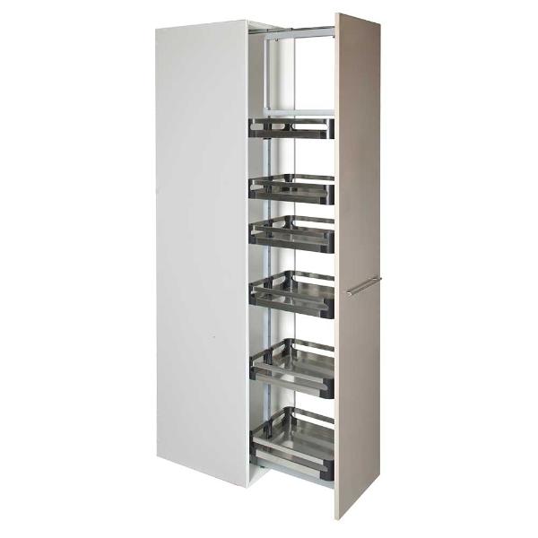 Chef Pull Out Pantry 400mm Cupboard 1850mm 2200mm Adjustable Height