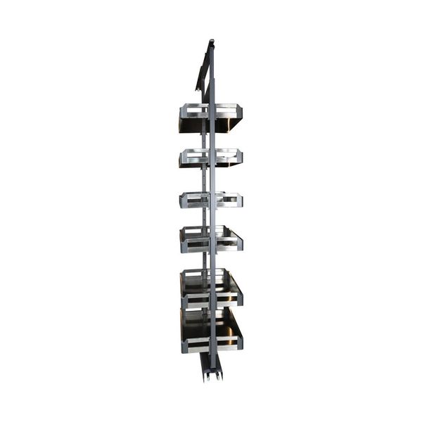 Bistro Pull Out Pantry 450mm Cupboard 1400mm 1700mm Adjustable Height