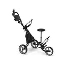 Golf Push Pull Cart Lightweight 3 Wheels Golf Push Cart