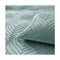 Tufted Ultra Soft Microfiber Quilt Cover Set  King Sage Green