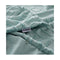 Tufted Ultra Soft Microfiber Quilt Cover Set  Queen Sage Green