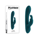 Playboy Pleasure Lil Rabbit Deep Teal Rechargeable Rabbit Vibrator