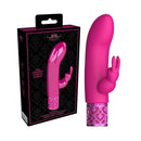 Royal Gems Dazzling Silicone Rechargeable Bullet Pink 12 Cm