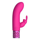 Royal Gems Dazzling Silicone Rechargeable Bullet Pink 12 Cm