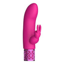Royal Gems Dazzling Silicone Rechargeable Bullet Pink 12 Cm