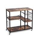 Industrial Kitchen Baker Rack With Lockable Universal Wheel