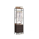 Clothes Rack With Drawers Freestanding Closet Organizer With Rod