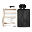 1 Tier Kitchen Sink Dish Rack Cup Plates Drying Drainer Rack Storage