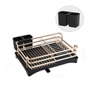 1 Tier Kitchen Sink Dish Rack Cup Plates Drying Drainer Rack Storage