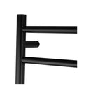 Round 6 Bars Electric Heated Towel Rack Stainless Steel Rails Warmer