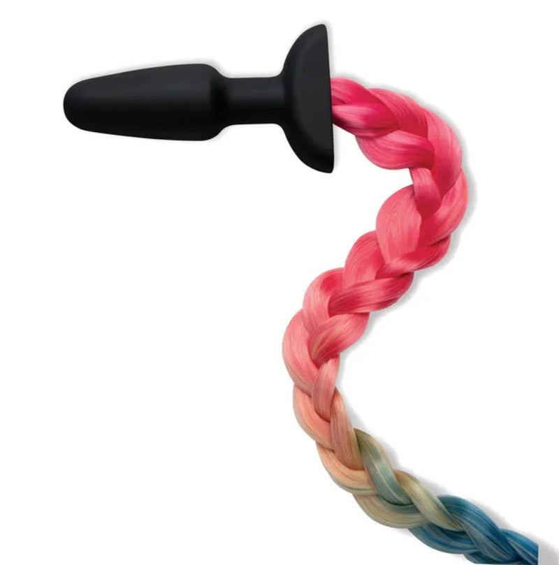 Whipsmart Furry Tale Silicone Butt Plug With Tail