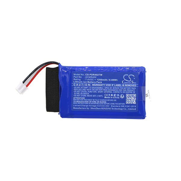 Cameron Sino Cs Pdr402Tw 1200Mah Battery For President Randy 3 Radio