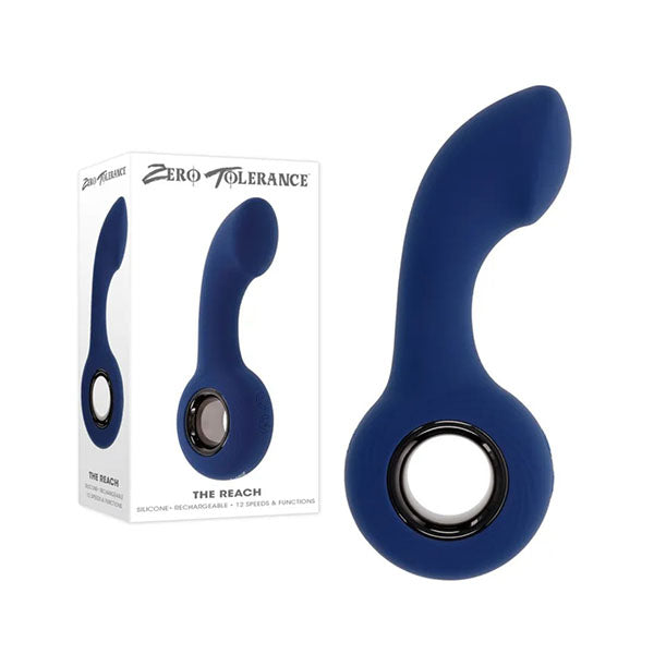 Zero Tolerance The Reach Blue Usb Rechargeable Vibrating Anal Plug