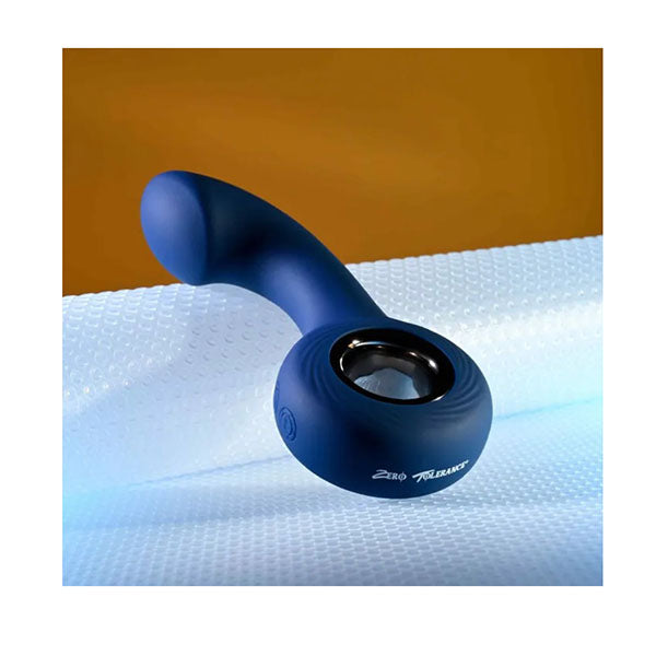 Zero Tolerance The Reach Blue Usb Rechargeable Vibrating Anal Plug
