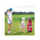 Ladies Complete Golf Club Set With Driver And Stand Bag Red