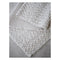 Pure White Remarkable Accentuated Rug 70Cmx130Cm
