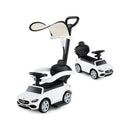 3 In 1 Ride On Push Car With Adjustable Canopy And Steering Push Bar