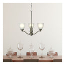 Rochester 3 Lights Traditional Glass Pendant