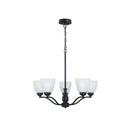 Rochester 5 Lights Traditional Glass Pendant