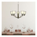 Rochester 5 Lights Traditional Glass Pendant