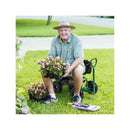 Rolling Garden Cart Scooter With Tray Storage Basket Tool Pouch