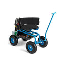 Rolling Garden Cart With Seat And Tool Storage