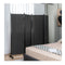 4 Panel Folding Room Divider With Lockable Wheels