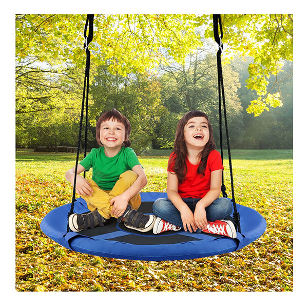2 In 1 Tree Tent Swing Set With Adjustable Hanging Ropes For Kids