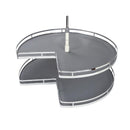 Provedore Kitchen Cupboard Carousel 270 degrees Height Adjustable