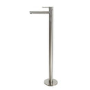 Molla Floor Standing Bath Mixer with Swivel Spout Brushed Nickel