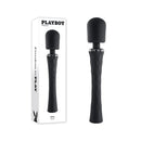 Playboy Pleasure Royal Black Usb Rechargeable Massage Wand