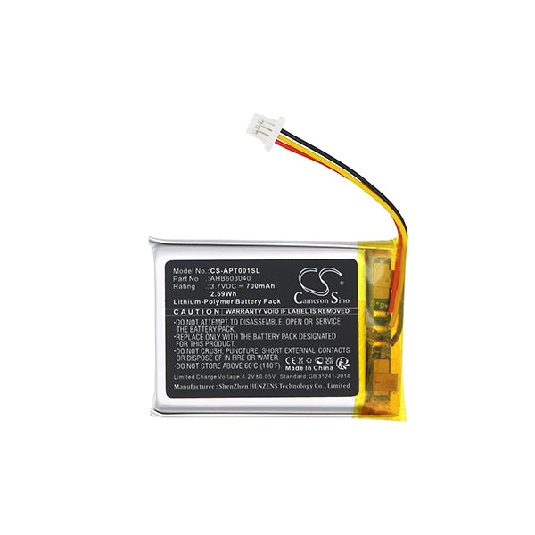 Cameron Sino Cs Apt001Sl 700Mah Battery For Adidas Rpt 01 Headset