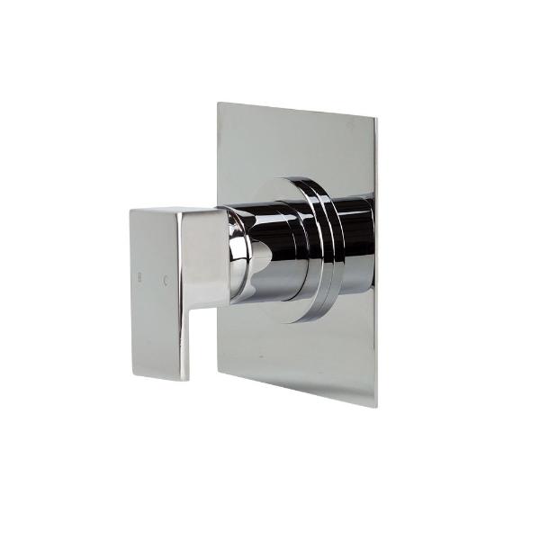 Quadro Wall Mounted Bath and Shower Mixer Chrome