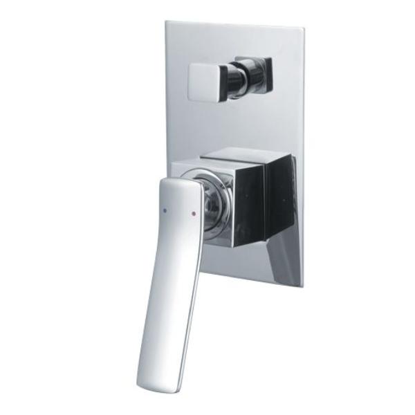 Cortina Wall Mounted Bath and Shower Mixer with Diverter Chrome