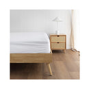 Bambury Split King Tru Fit Sheet Set White