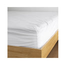 Bambury Split King Tru Fit Sheet Set White