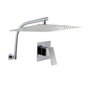 400Mm 16 Inch Shower Head Square Stainless Steel Chrome Mixer Tap