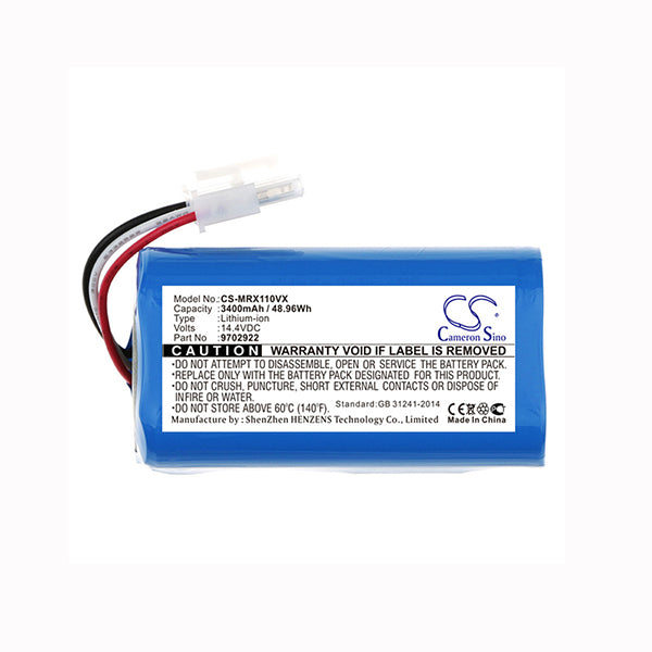 Cameron Sino Cs Mrx110Vx 3400Mah Battery For Miele Scout Rx1 Vacuum