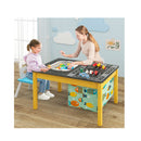 4 In 1 Kids Sand Water Activity Table With Foldable Storage Bin