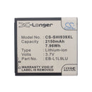 Cameron Sino Cs Shi939Xl 2150Mah Battery For Samsung Sch I939D Phone