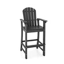 Outdoor Hdpe Tall Bar Adirondack Chair Patio Chair 30 Inches Height