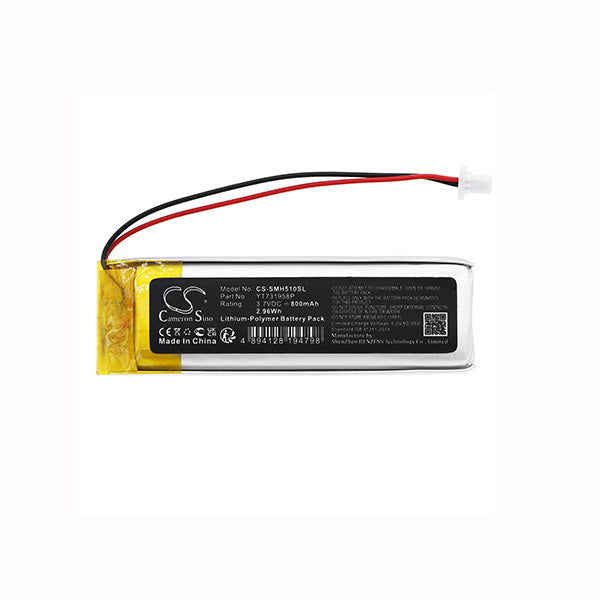 Cameron Sino Cs Smh510Sl 800Mah Battery For Sena 50R V1 Headset