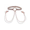 Sex And Mischief Peaches N Creame Collar With Peach Nipple Restraints