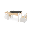 4 In 1 Wooden Kids Activity Table And Chair For Drawing And Studying