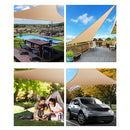 Triangle Heavy Duty Shade Sail Cloth Sun Canopy 5x5x5m
