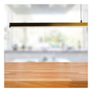 Shard Slimline Tricolour Led Pendant Satin Brass