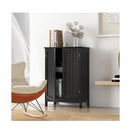 Bathroom Storage Cabinet With Double Doors And Adjustable Shelf