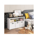 Wooden Children Bookshelf With Blackboard Top For Kids Room